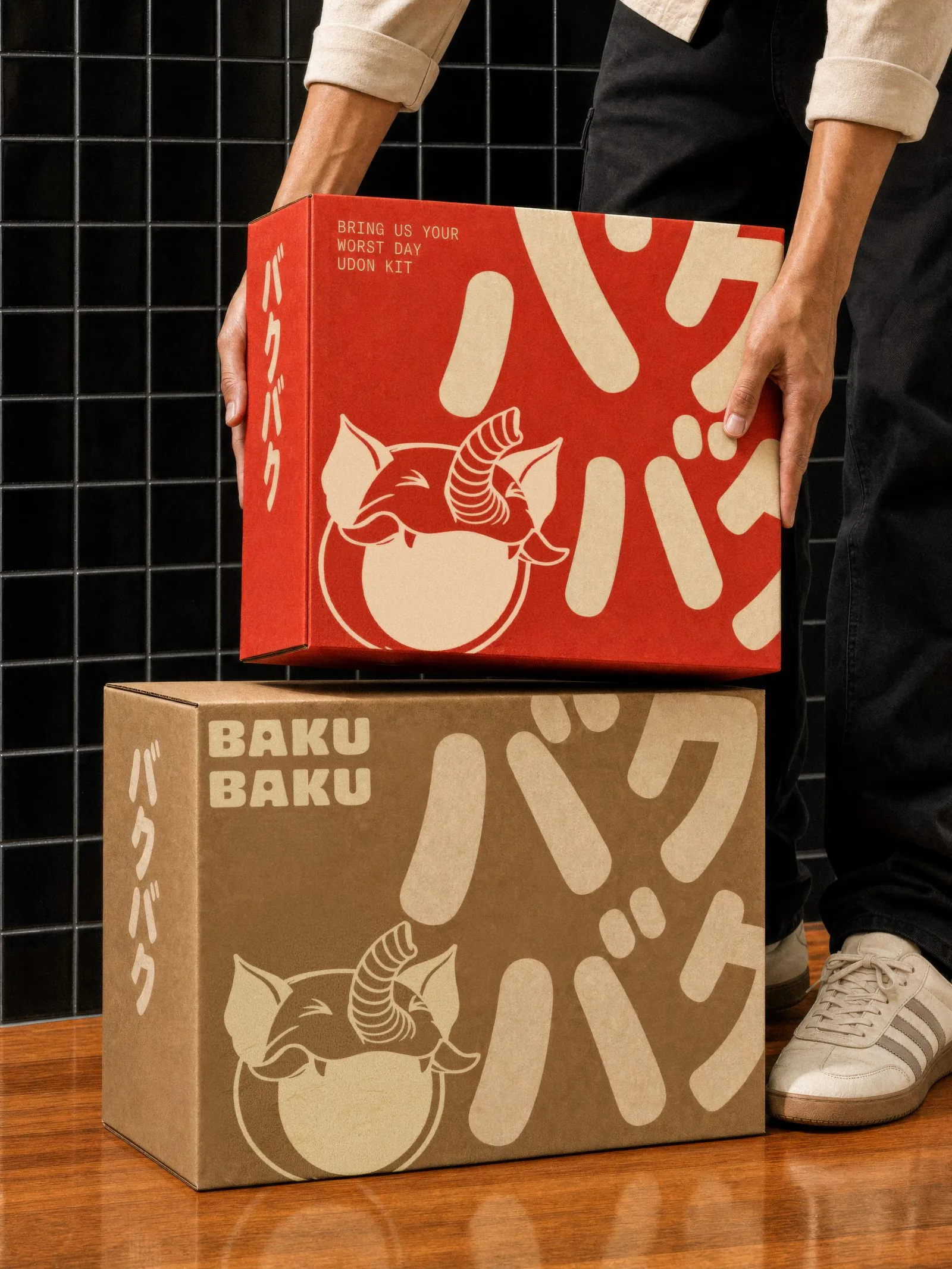 Baku Baku takeaway boxes