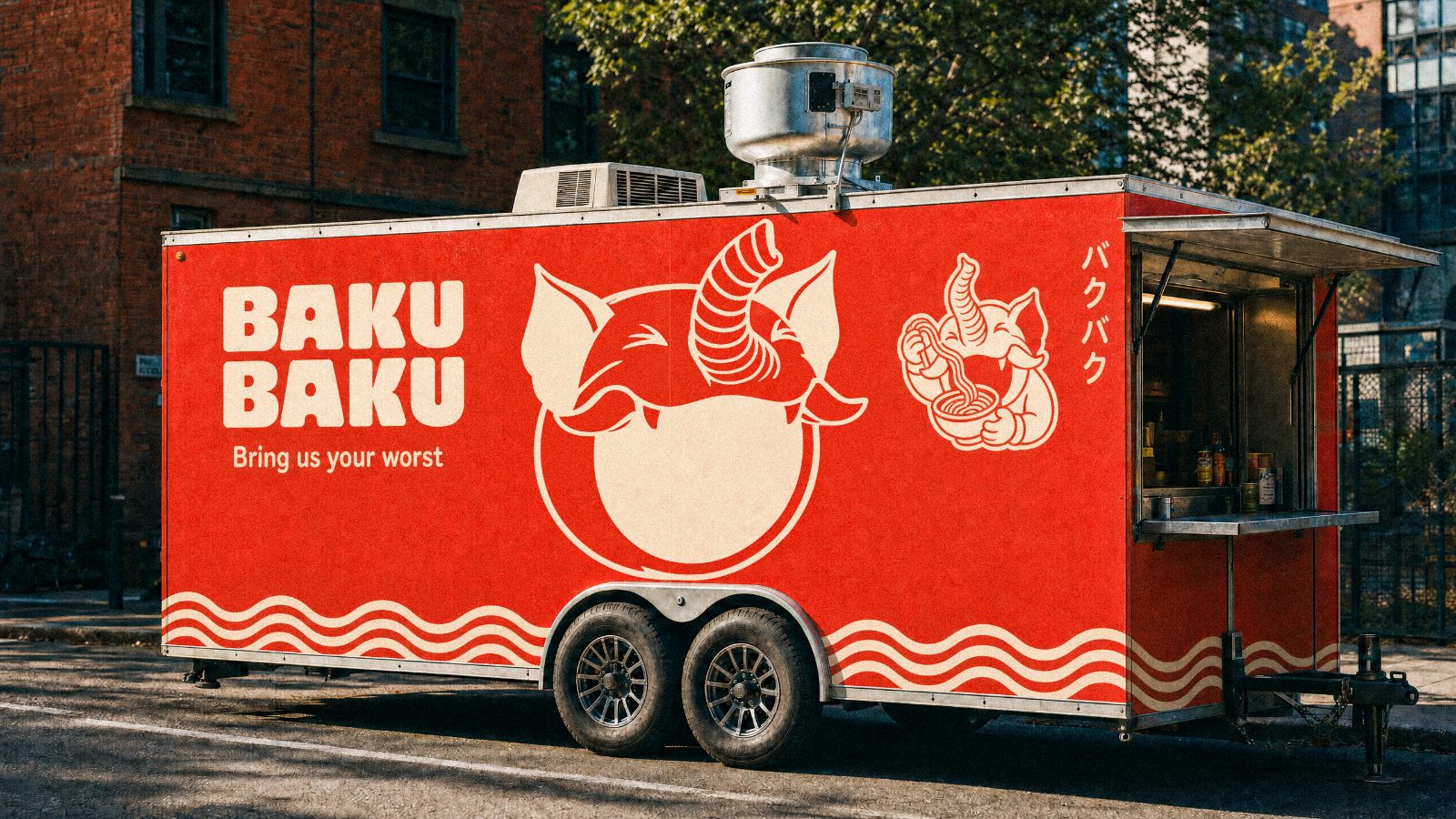 Baku Baku delivery lorry
