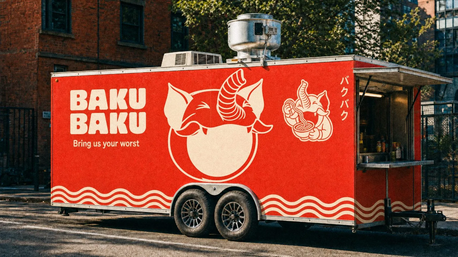 Baku Baku delivery lorry