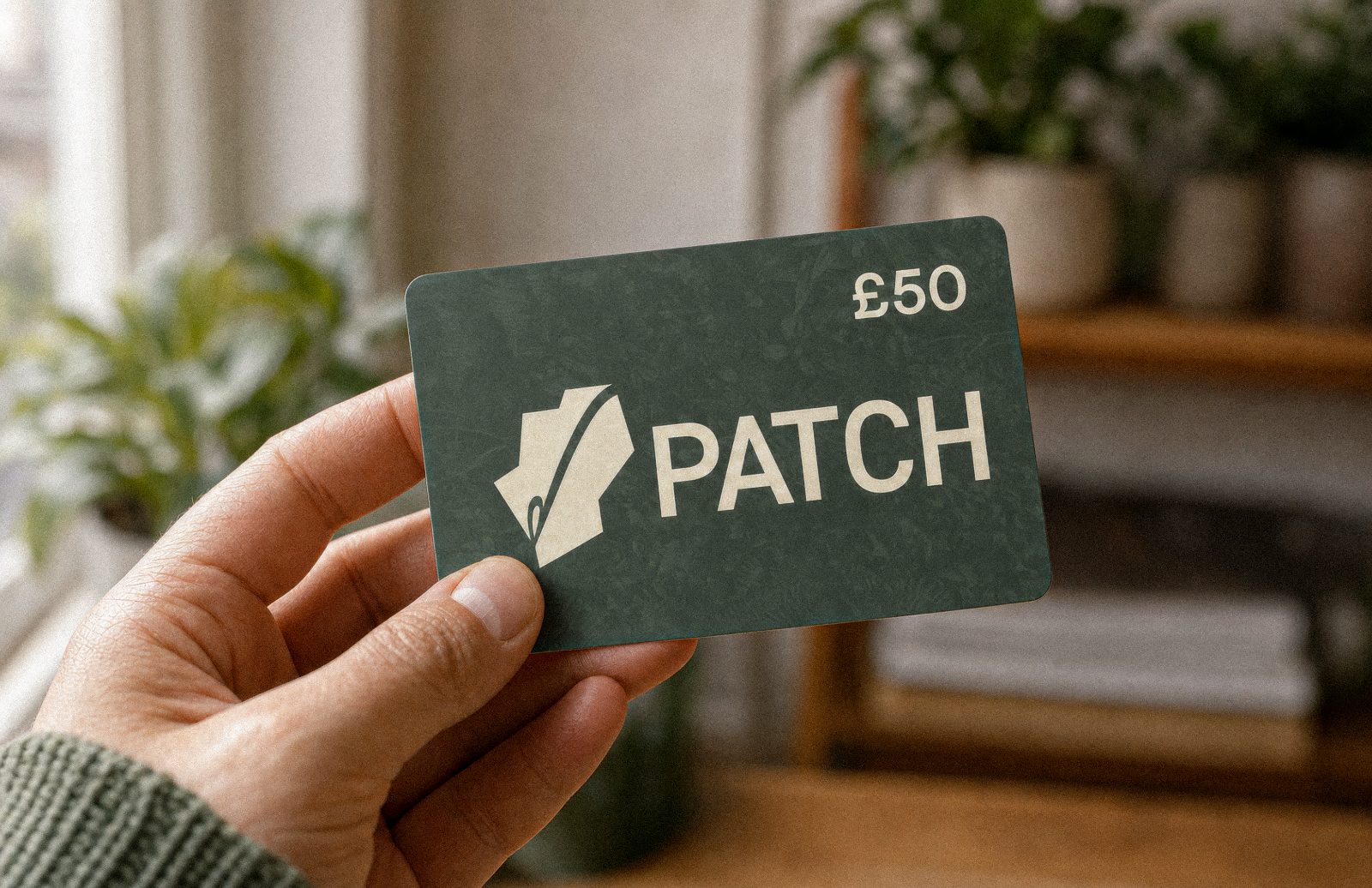 Patch gift card