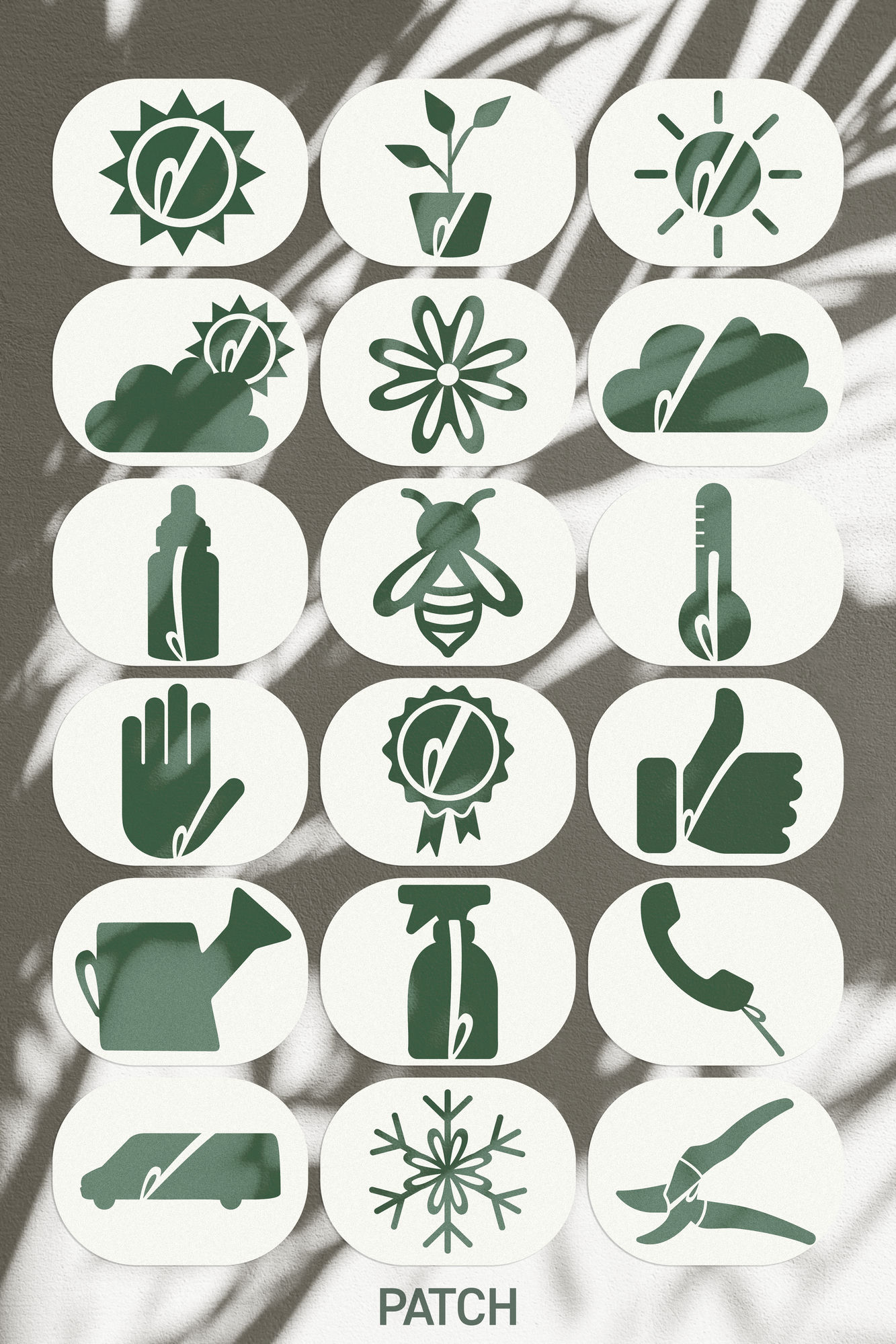 Patch icon set