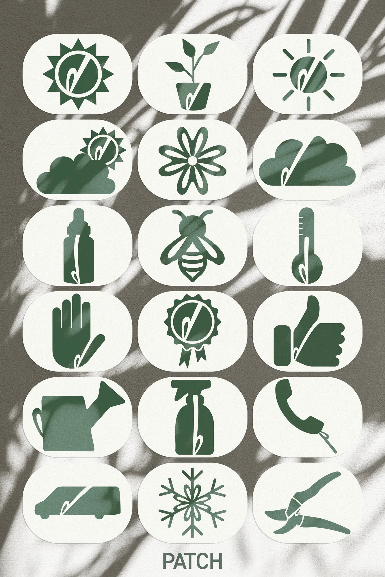 Patch icon set