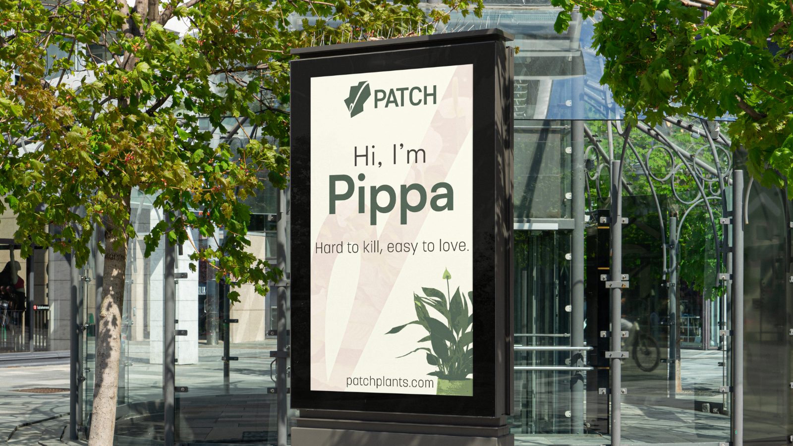 Patch 'Hi, I'm Pippa' lightbox sign