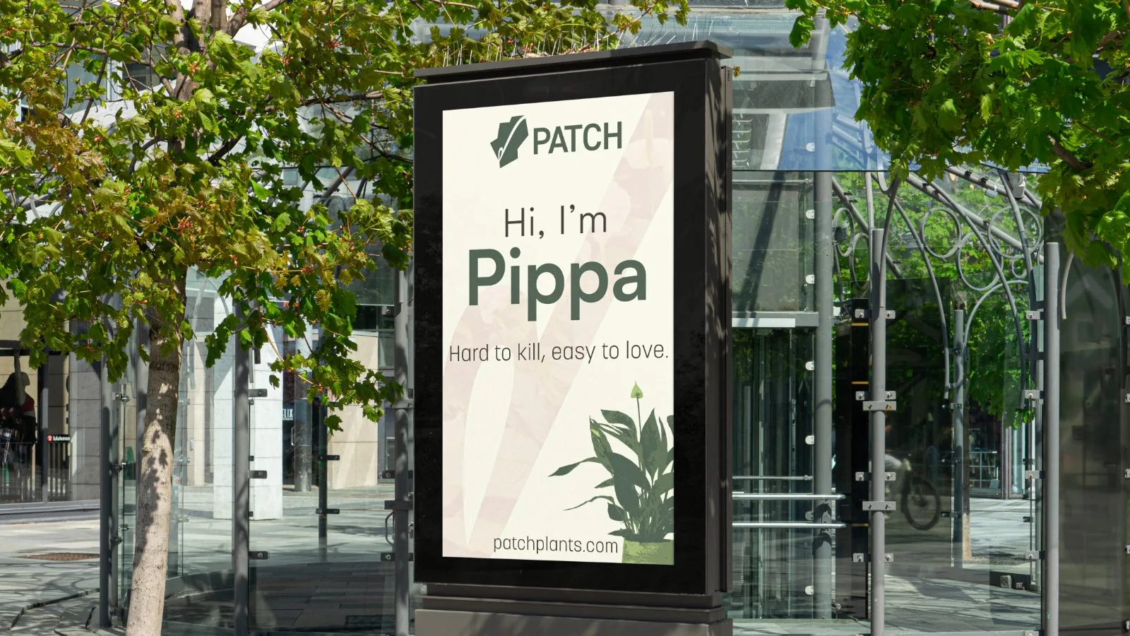 Patch 'Hi, I'm Pippa' lightbox sign